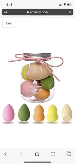 Antzz 5 Pcs Makeup Sponge Set