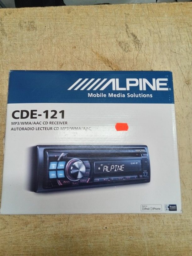 Alpine CDE-121 CD/MP3/AAC/WMA Receiver
