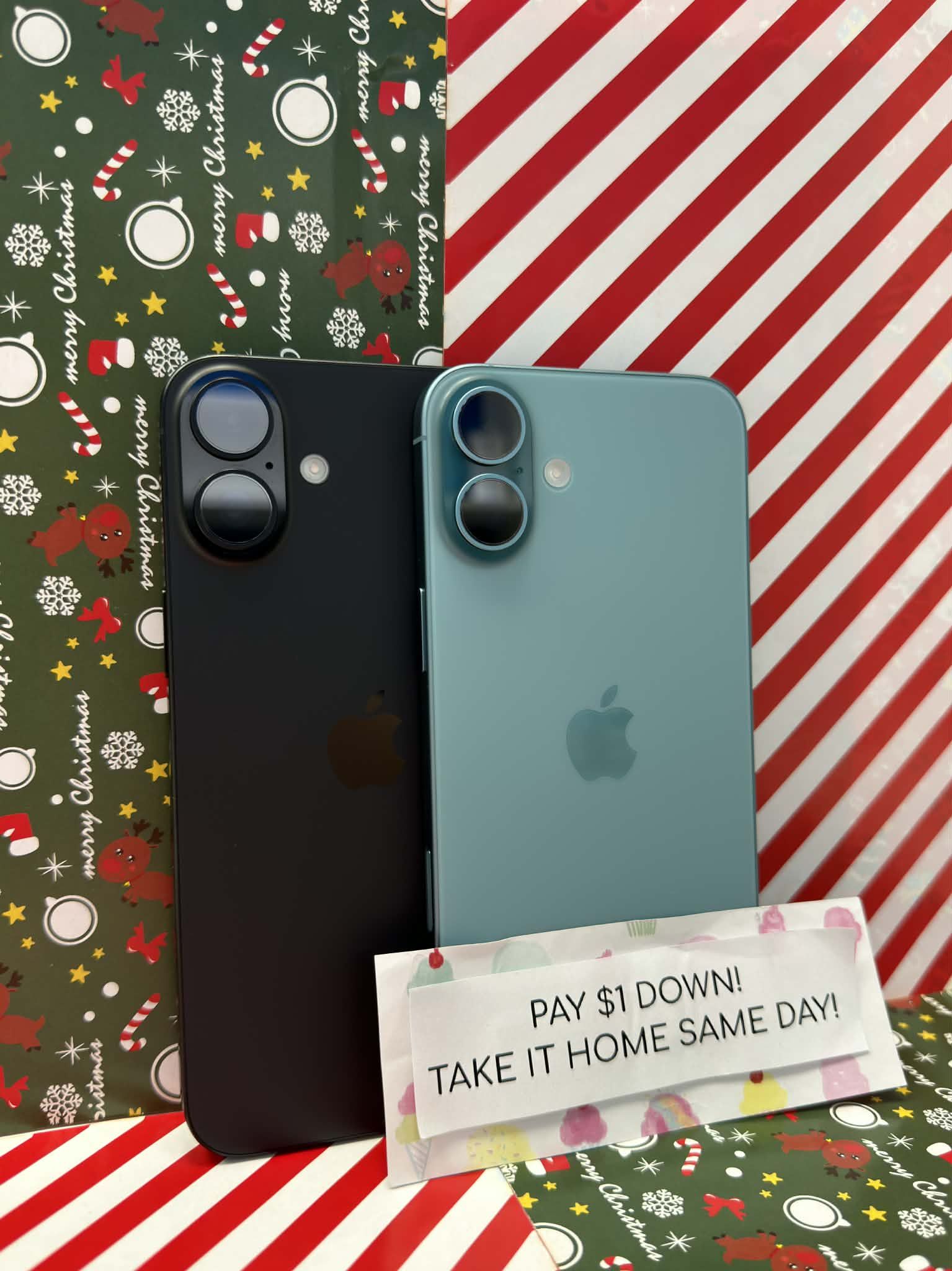 Apple iPhone 16 Plus- Pay $5 DOWN AVAILABLE - NO CREDIT NEEDED