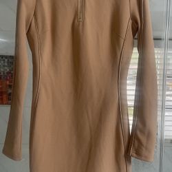 Tan Dress