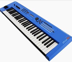Yamaha MX61 61-Key Music Production Synthesizer Essentials  Blue