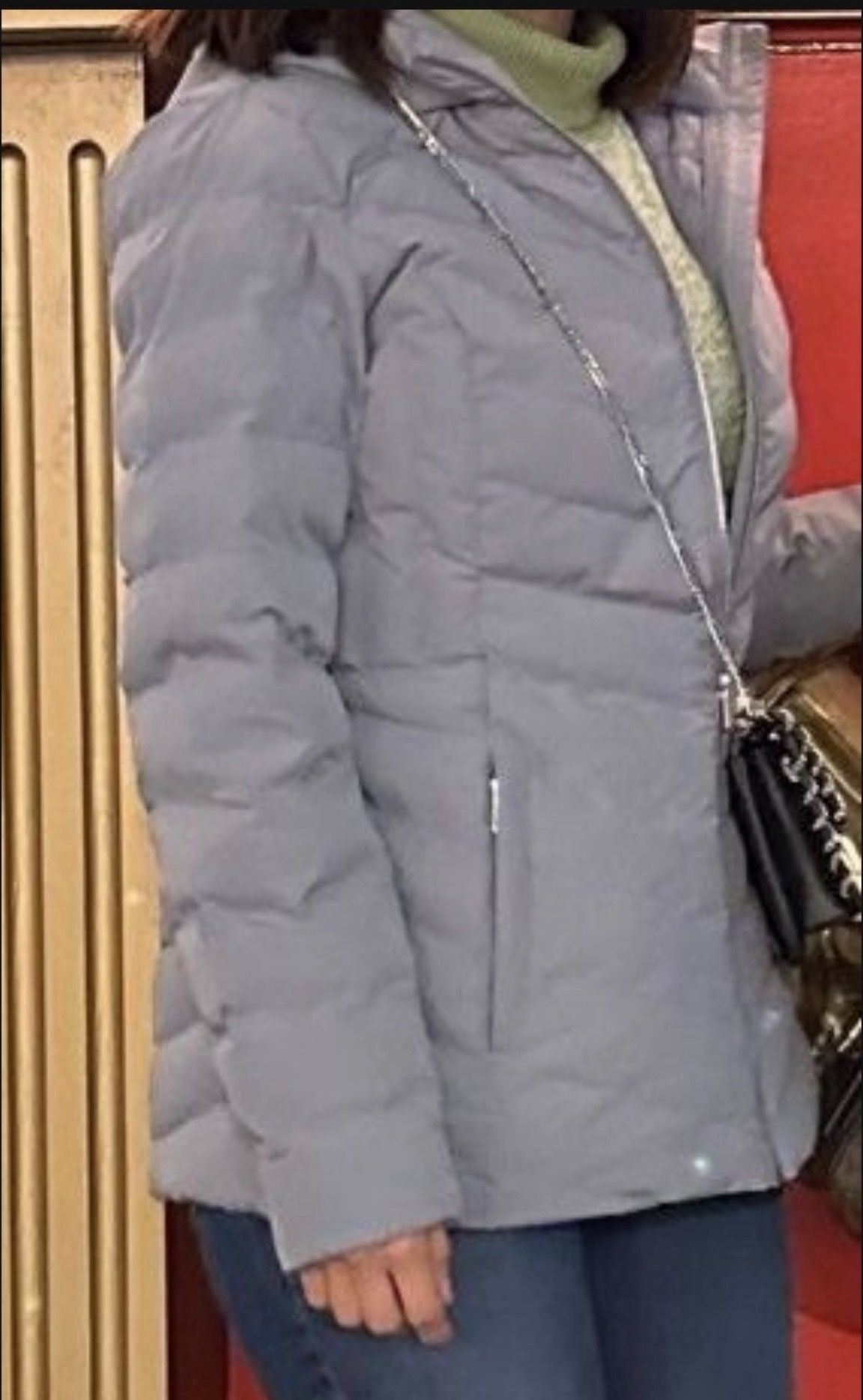 Waterproof Jacket Size Small Grayish Blue