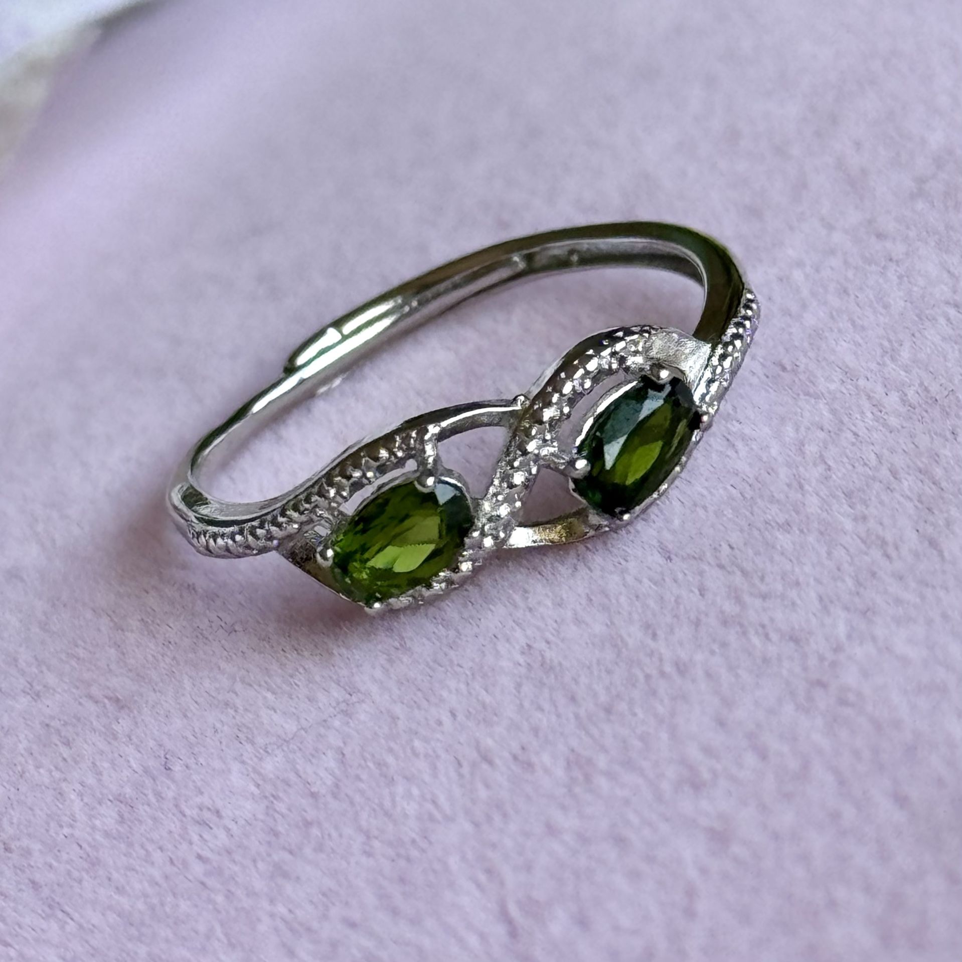 Diopside Silver Ring 💍