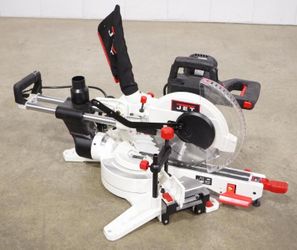 JET 10" Dual Bevel Sliding Compound Miter Saw w/ Laser & Light, M/N JMS-10X