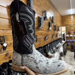 cowhide boots 