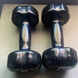 Black 8 Lb Dumbbells For Home