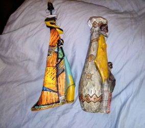 Unique Vase and Figurine