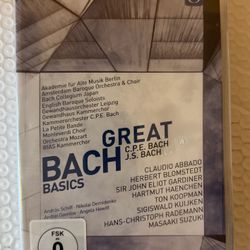 Great Bach Basics -  12 DVD Box Set, Brand New And Sealed