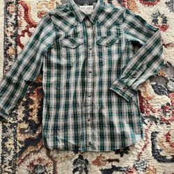 Boys Western Shirt Size large- Kids 