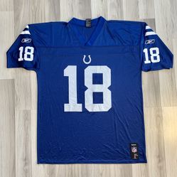 Vintage Indianapolis Colts Peyton Manning NFL Reebok Jersey. Size XL. Great Condition, See All Pics 