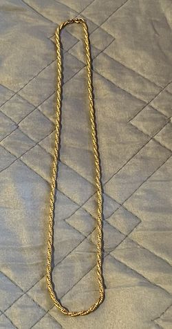 Gold Ladies Rope Chain Vintage