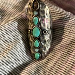 Long Turquoise Ring 