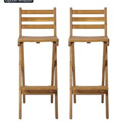 Wooden Stools Set 