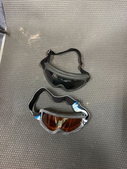 Two Pairs of Ski/Snowboard Goggles