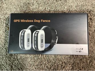GPS Wireless Dog Fence System for 2 Dogs - 990m Range, Waterproof
