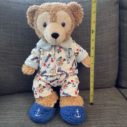 Disney Duffy Bear w/ PJ’s & Slippers