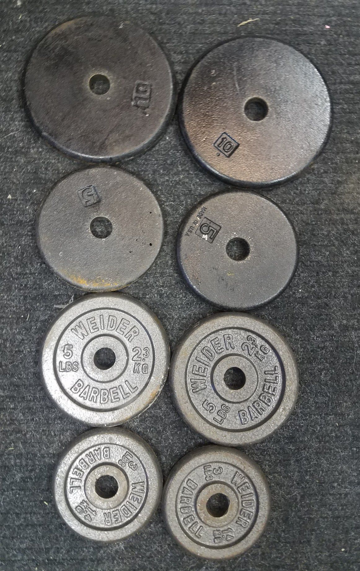 Bundle of Weight Plates (46 lbs total)