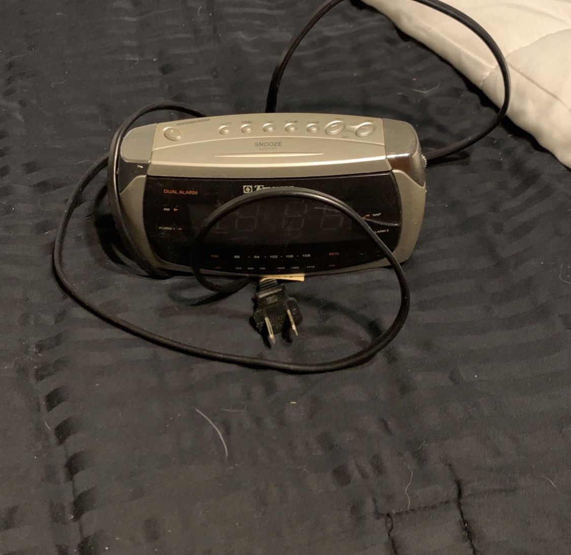 Large Digits Alarm Clock- 2 Alarm Times