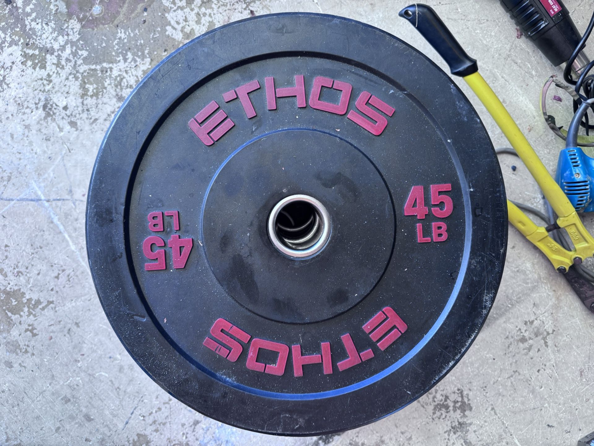 Olympic Weightlifting Bar + Weights