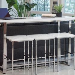 4-Piece Counter Height Table Set/ with outlet 