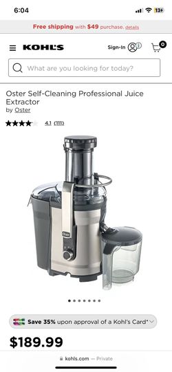 Oster juicer