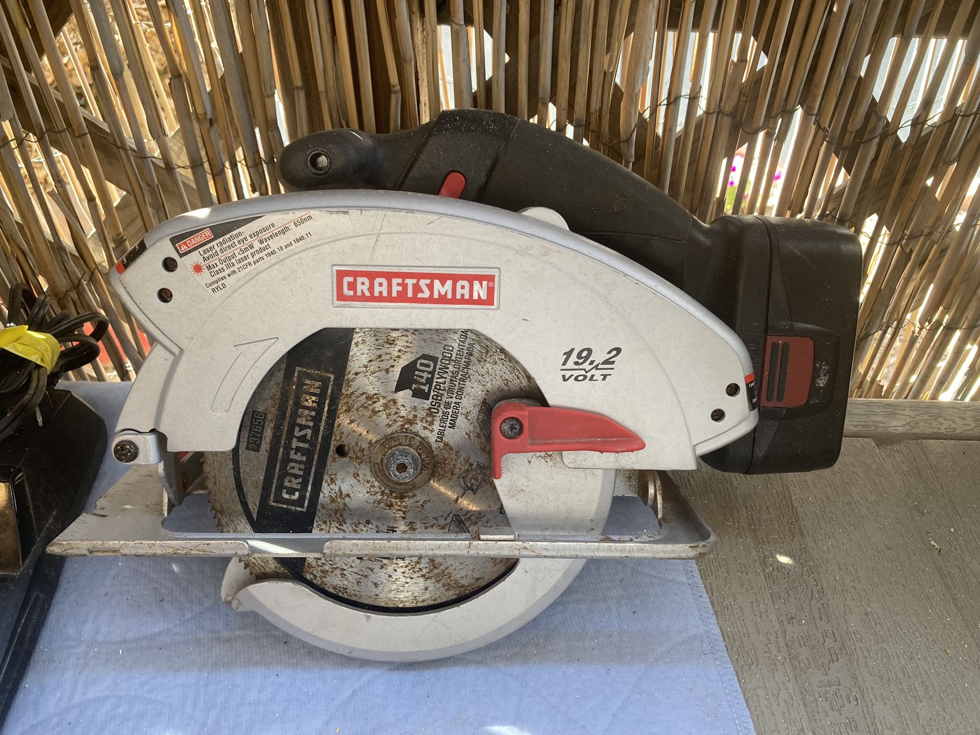 Craftsman 19.2 Volt Skill Saw And Two Drills And Two 19.2 Volt 