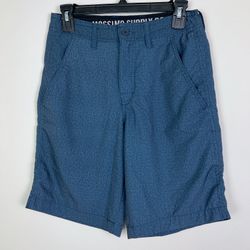 MOSSIMO Men’s Blue Flat Front Shorts 28