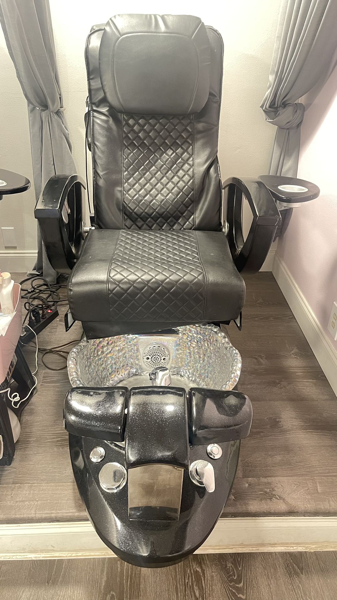 Nail Table, Chairs, Pedicure 