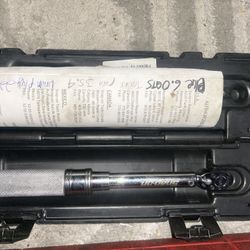 Snap On 1/4in  Torque Wrench 