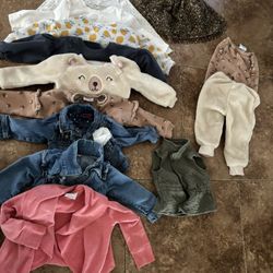 12-24 Month Toddler Girl Clothes And Toys 