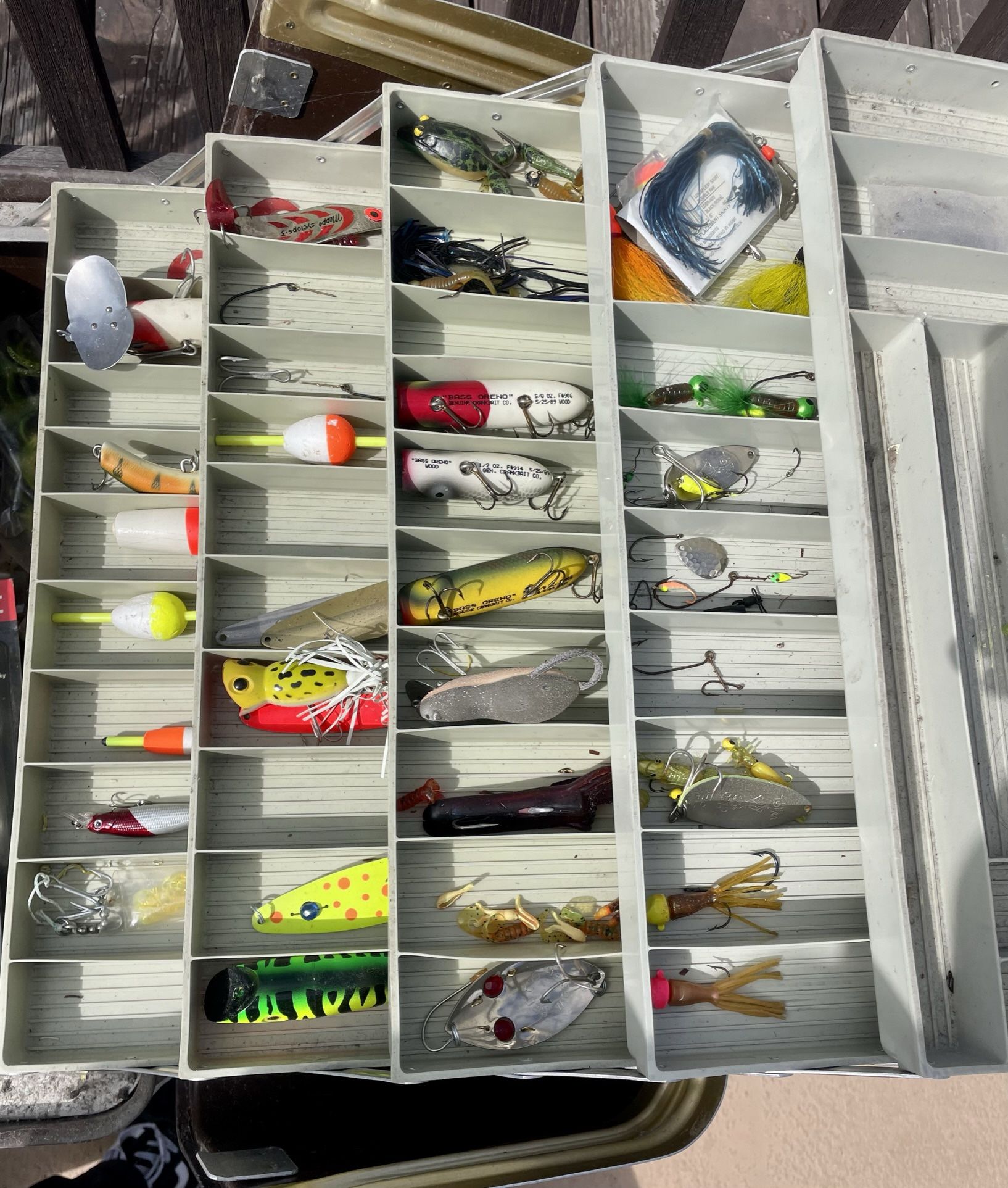freshwater Fishing Tackle Box, Lure Collection for Sale in San Diego