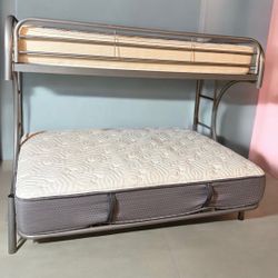 Bunk Beds- Full - Twin- Metal Frame 