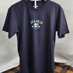 Stance All Gender Pickled Crewneck T-Shirt Size Medium High Quality Tee Blue