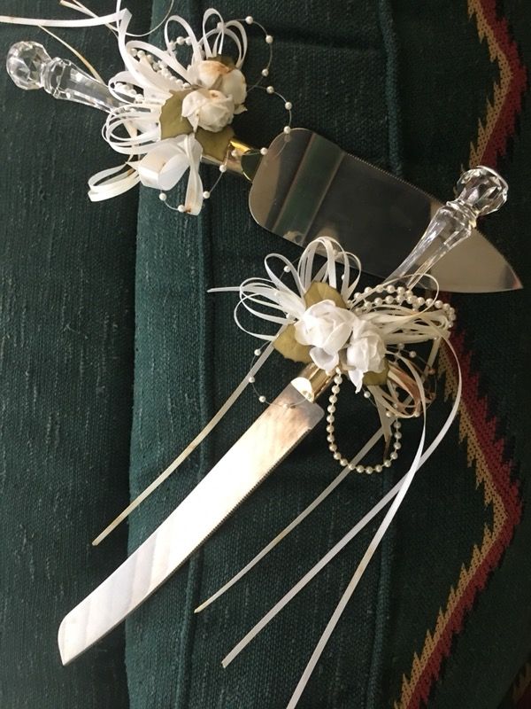 Reception Dinner Wedding Cake Cutlery