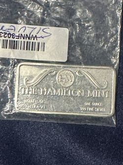 1973 Pikes Peak Silver Art Bar Hamilton Mint Wonders of Amer.