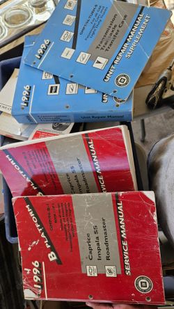 GM Manuals for 1996 Impala Caprice Roadmaster