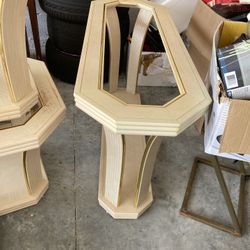 Console Table With Glass Top Only $30