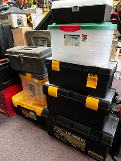Tool Boxes CLEARANCE-PRICE FROM $5-