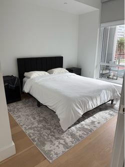 Queen Bed Frame + Mattress