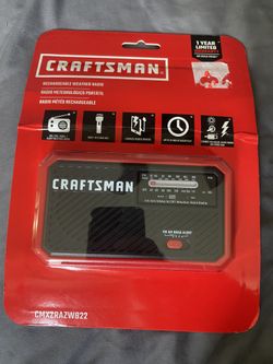 Craftsman emergency weather alert radio