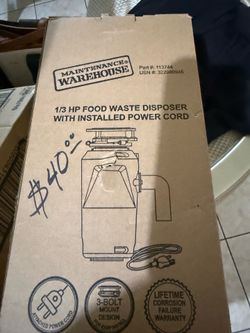Food waste disponer