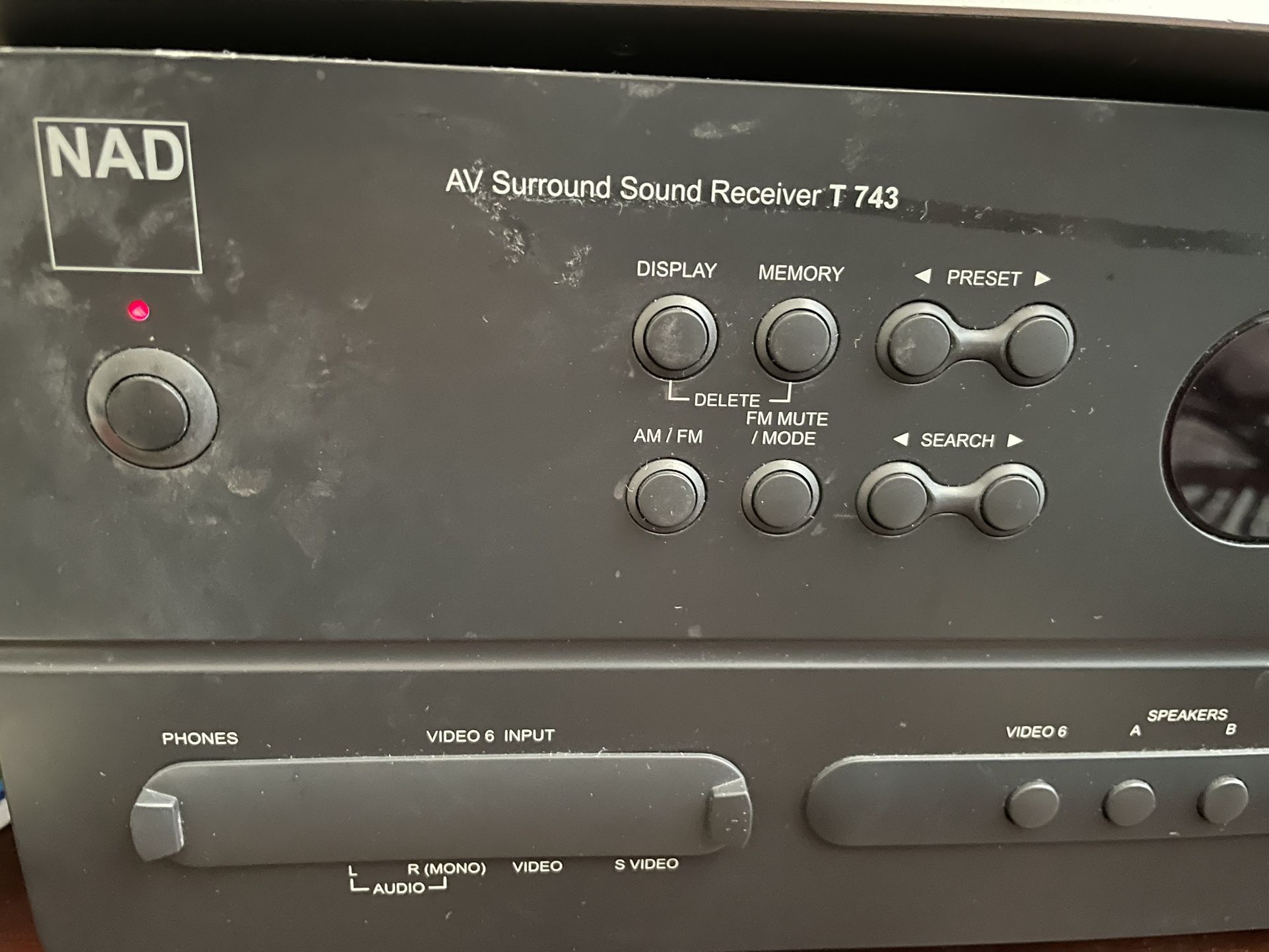 NAD T743 Receiver/ AV Receiver (Works With Some Issues, Please Read)