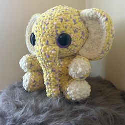 Ellie The Elephant Crochet Plushy