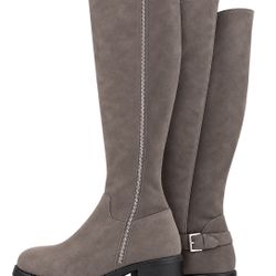 MK Gray Suede boots Size 5 