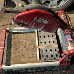 MK BX-4 wet & dry cutting masonry saw motor needs work for repairs or parts