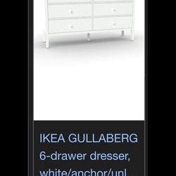 White dresser
