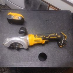 dewalt 20 volt brushless grinder with one battery