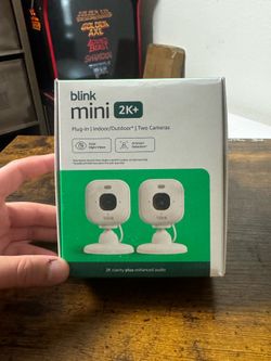 Blink - Mini 2k indoor Wired Cameras