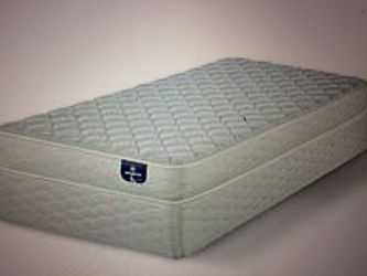 Twin mattress and box spring set at $85