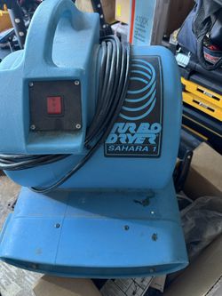 SAHARA 1 turbo dryer floor fan. 